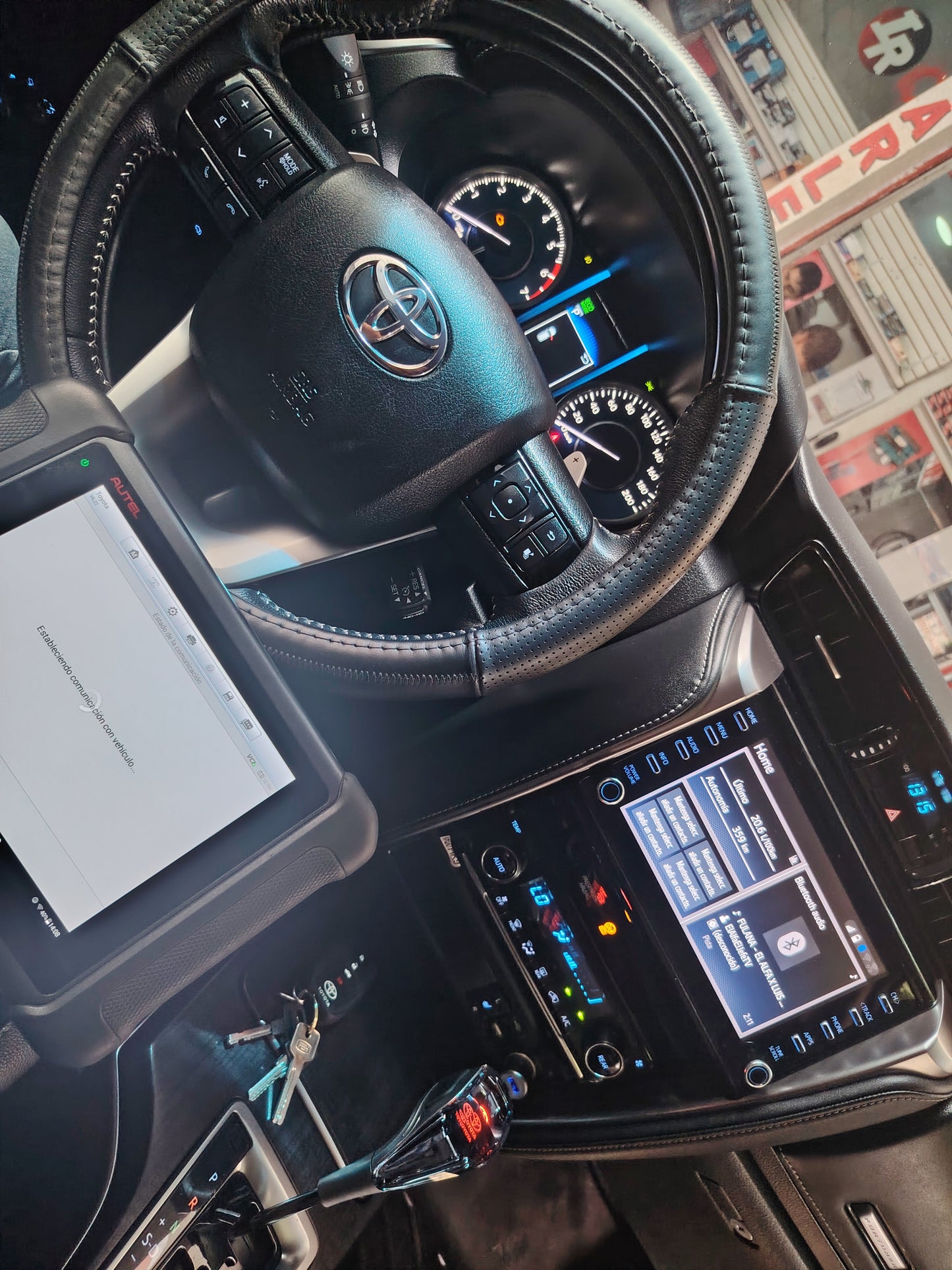 Servicio de escaner automotriz interfaz genérica.